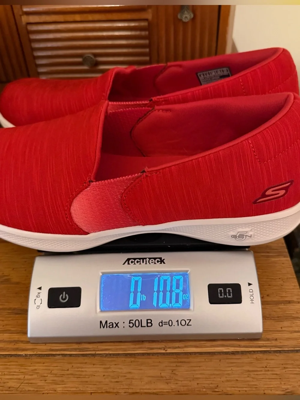 Skechers Goga Mat Slip On Sneakers 136320 Red Woman’s Size 8 Lightweight